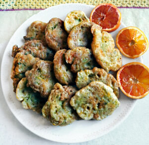 Frittelline di fiori di zucca