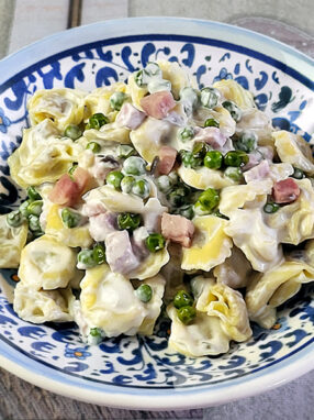 tortellini panna prosciutto piselli