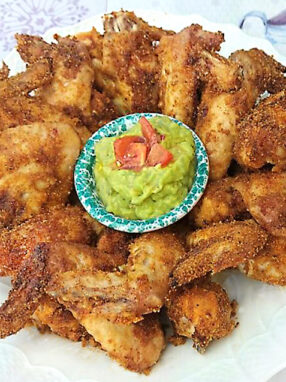 ali di pollo piccanti al forno - piatto finito