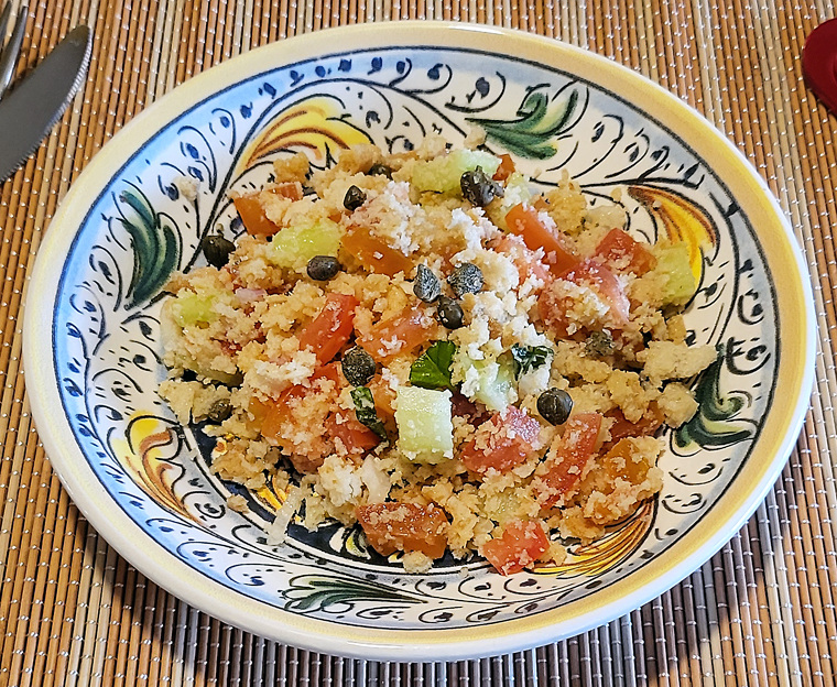 panzanella della Cri servita