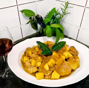 Filetto di maiale al vin Santo