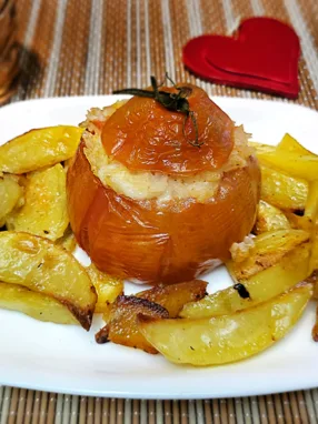 pomodori al forno ripieni di riso