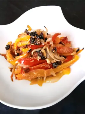 peperoni con uvetta e pinoli finale