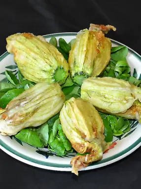 fiori di zucca in pastella
