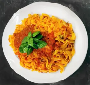 Tagliatelle senza glutine alla boccalona
