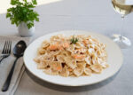 farfalle vodka, salmone e panna