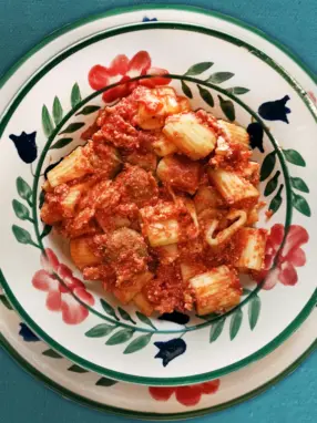 pasta al forno con polpette