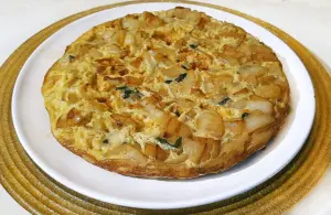 Frittata di patate e cipolle