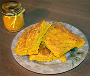 Focaccia alla curcuma