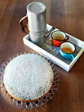 torta al caffè - finita