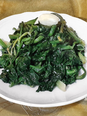 spinaci saltati in padella