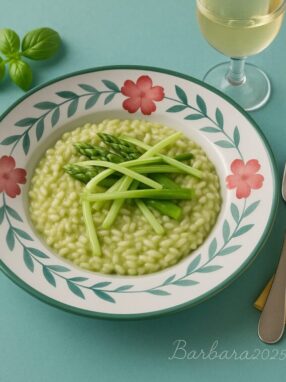 risotto agli asparagi finale