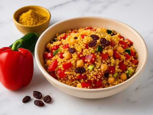 cous cous estivo con curry finale
