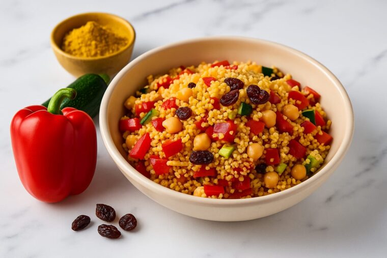 cous cous estivo con curry finale