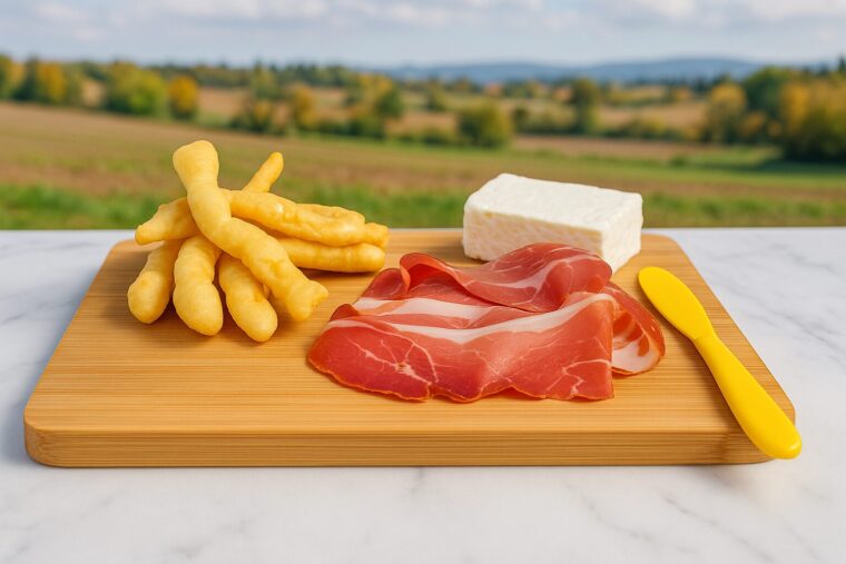 ficattole prosciutto crudo e stracchino finale