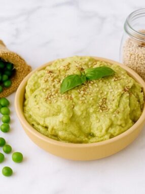 hummus di piselli finale