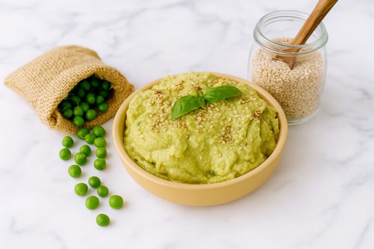 hummus di piselli finale