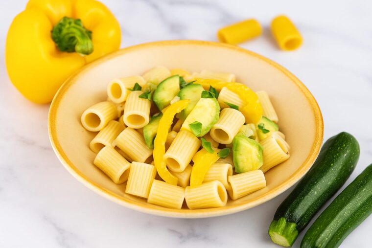 pasta peperoni e zucchine 2