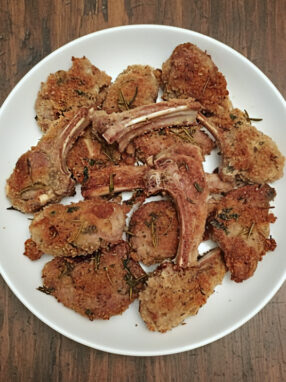 agnello gratinato al forno