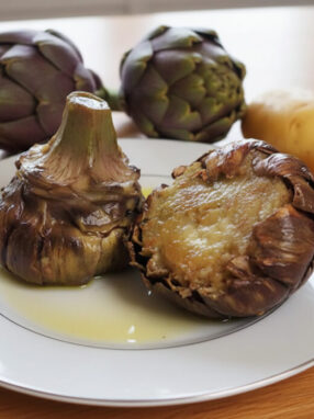 carciofi con ripieno di patate