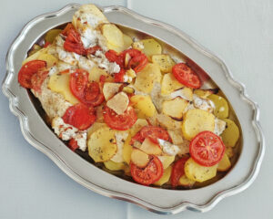 Filetti di orata al forno alla calabrese