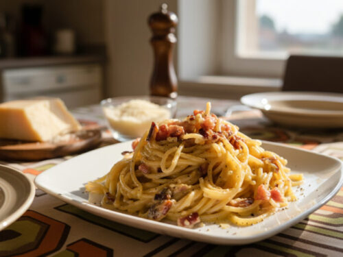 pasta carbonara anni 60