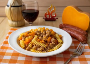 Pasta salsiccia e zucca