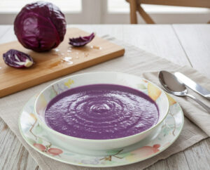 Vellutata al cavolo viola