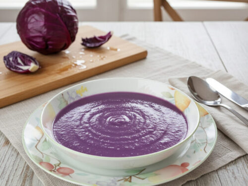 vellutata cavolo viola