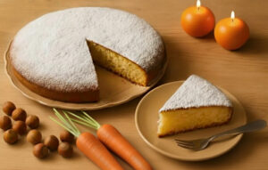 Torta nocciole e carote