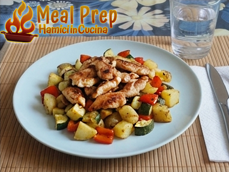 Meal Prep 4 - pollo verdure