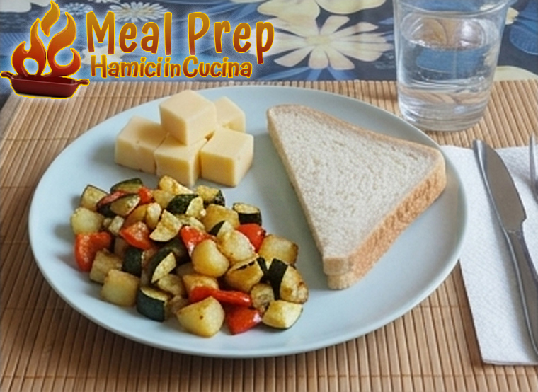 Meal Prep 6 - formaggio verdure