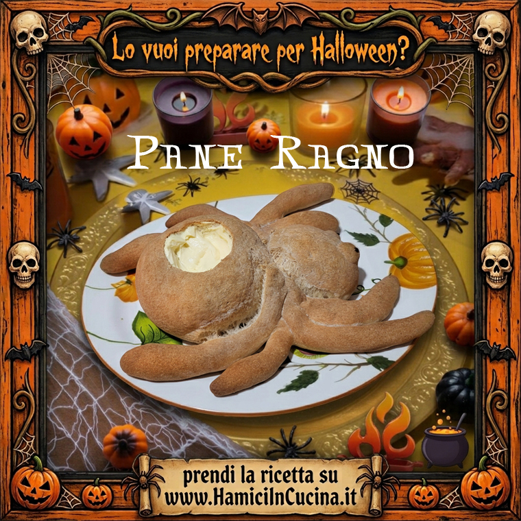 pane ragno Halloween