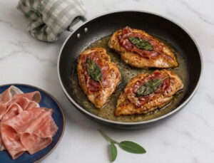 fettine pollo prosciutto e salvia