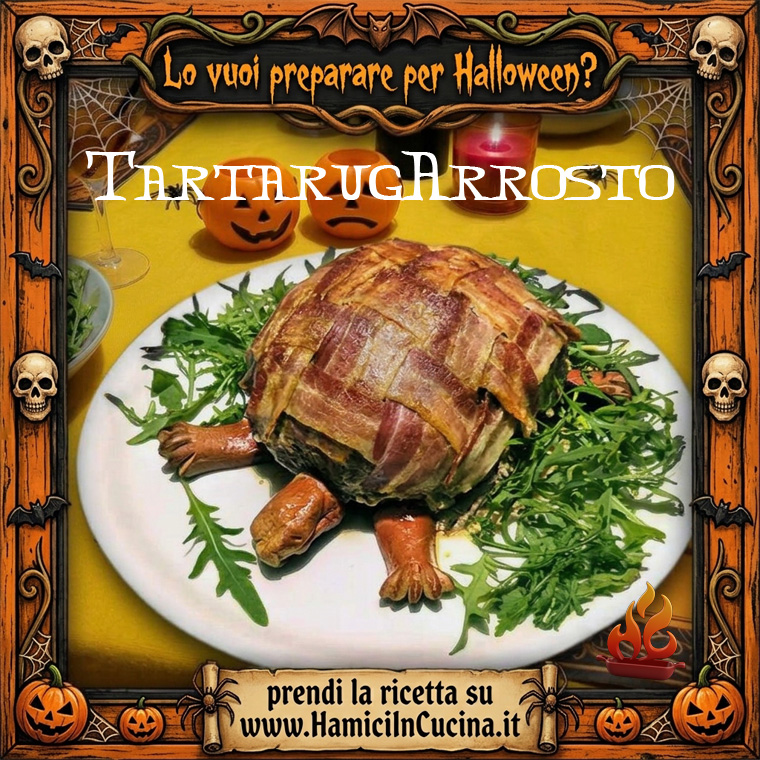 tartaruga arrosto Halloween