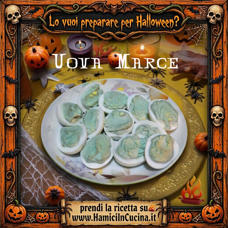 uova verdi Halloween
